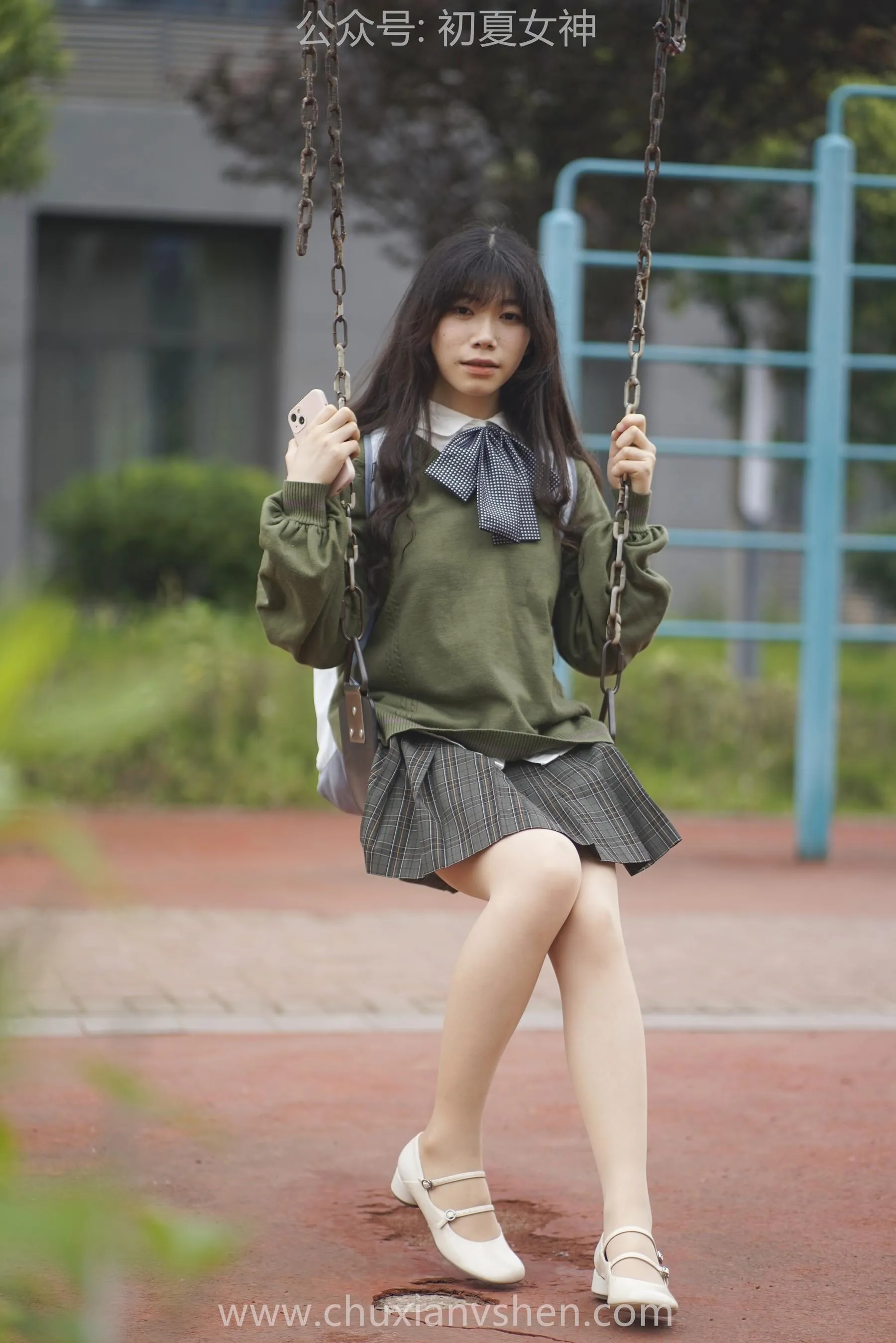 初夏女神 NO.064 欢欢 新晋学妹-学妹的一天 [164P]插图5